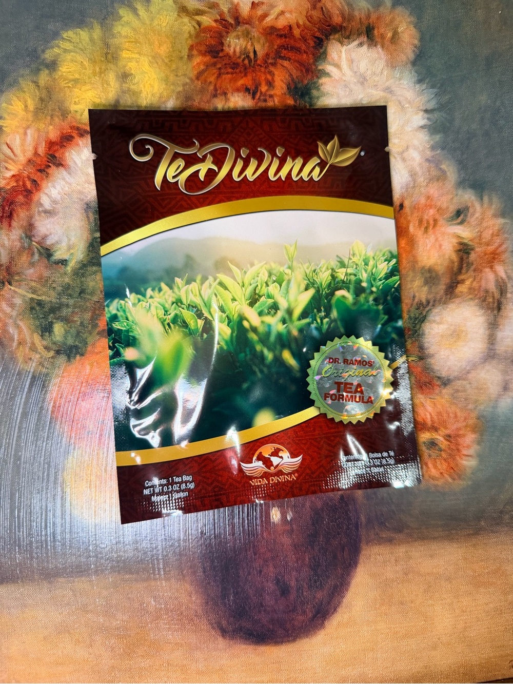 Green Herbal Tea Sachet - Green